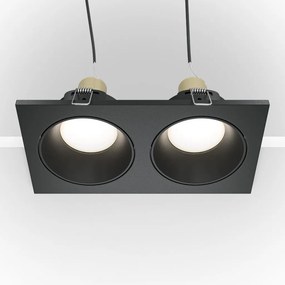 Maytoni ZOOM DL033-2-02B Beépíthető spotlámpa 2x50W/GU10 IP65