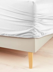 Homa jersey gumis lepedő TOP white