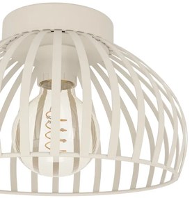 Eglo 901746 - Mennyezeti lámpa MOGANO 1xE27/40W/230V átm. 28 cm krémes