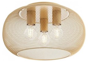 Redo 01-3139 - Mennyezeti lámpa CROKET 3xE27/42W/230V átm. 40 cm arany