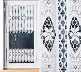 Jacquard függöny vitrázs függönyök mintával 107806, méret 150x30m (kész)