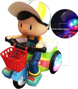 Toy Boy egy kerékpáron hangokkal és fényekkel