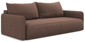 Rózsaszín kinyitható-tárolóhelyes kanapé 216 cm Nanea – Makamii