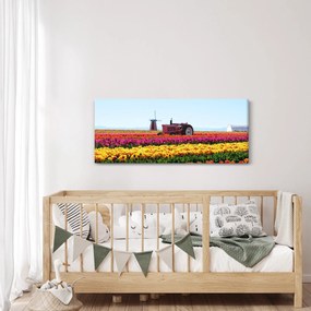 Tulipánfarm képe (120x50 cm)