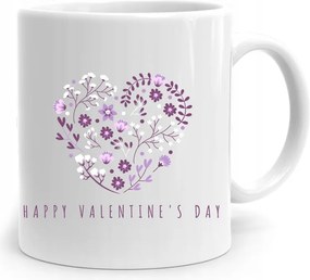 Happy Valentine's Day Valentin Napi Ajándék Bögre fényképes nyomtatással