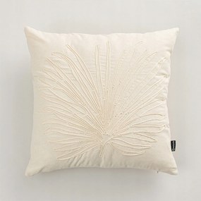 Botaniqa Fan párnahuzat 45x45 cm krémszínű