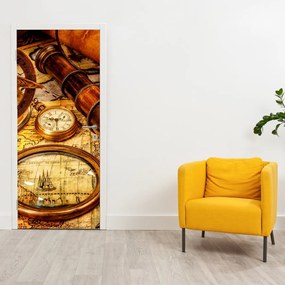 Fotótapéta ajtóra - Tengerészek történelmi eszközei (95x205cm)