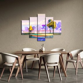 Kép - absztrakció, táj (150x105 cm)
