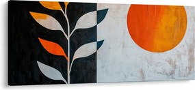 Kép - Növény és nap absztrakciója (120x50 cm)