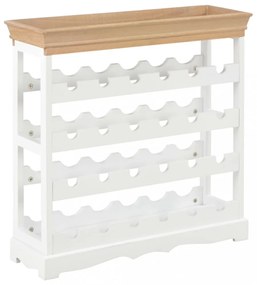 fehér MDF borszekrény 70 x 22,5 x 70,5 cm
