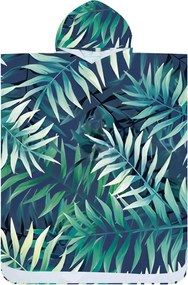 Poncsó törölköző BORNEO sötétkék 80×145 cm