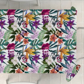 Abrosz Louvre Spanyol Foltálló Vastag Nagy Színes Virágok 140x170