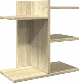 vidaXL sonoma tölgy színű szerelt fa asztali szervező 42x21,5x42 cm