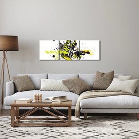 Kép - Street dance (órával) (90x30 cm)