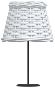 fehér fonott lámpaernyő Ø15 x 12 cm