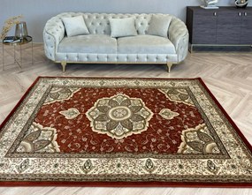 Aristocrat 0083 klasszikus mintájú világos piros szőnyeg 120x170 cm
