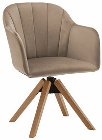 Irodai fotel Daine (bükk + világosbarna). 1034258
