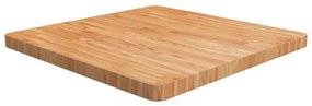 világosbarna kezelt tömör tölgyfa négyzet asztallap 70x70x4 cm