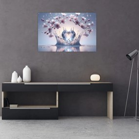 Kép - Gyémánt szív (90x60 cm)