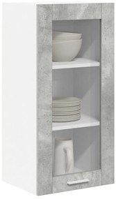 Függő szekrény Riga 2 pcs Beton Szürke 40 x 31 x 80 cm Faanyag