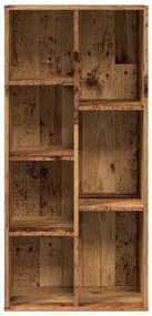 antik fa színű könyvszekrény 50 x 25 x 104 cm
