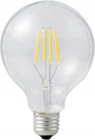 Izzó E27 filament Led 8W nagy dekoratív G80 fehér Meleg Buborék