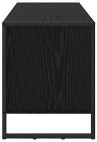 Cipőszekrény tárolóval Fekete tölgy 60 x 35 x 44 cm Faanyag