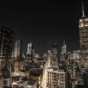 40x40 cm-es New York-i manhattani poszter, Empire State Building 2, Assaf