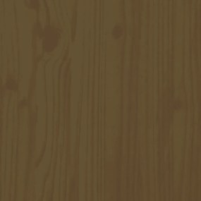 mézbarna tömör fenyőfa kisszekrény 100 x 40 x 90 cm