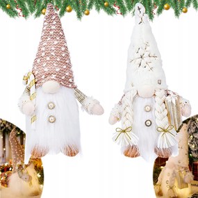 2x Karácsonyi Törpe elemes világító Plüss Karácsony