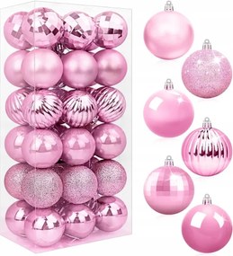 Blazor karácsonyfa gömbök, zsinóros karácsonyfa gömbök