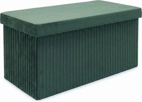 MALAGA összehajtható tárolós puff 76 cm ,zöld