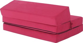 Összecsukható matrac/fotel, 2v1, rózsaszín magenta, VEDIS