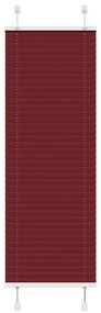 pliszírozott redőny Bordeaux piros 45x100 cm Szövetszélesség