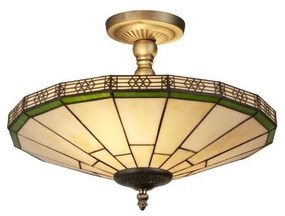 Searchlight 4417-17 - Tiffany mennyezeti lámpa NEW YORK 2xE14/40W/230V