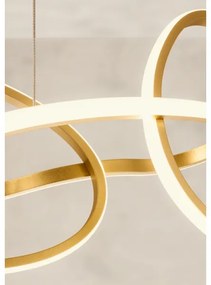 Redo 01-3392 - Dimmelhető LED csillár acélsodronyon BIAS LED/120W/230V aranyszínű