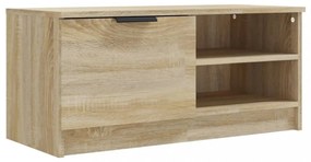 2 db sonoma-tölgy színű szerelt fa TV-szekrény 80x35x36,5 cm