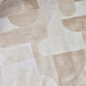 Bézs kétszemélyes ágyneműhuzat 200x200 cm Sloane Geo – Catherine Lansfield