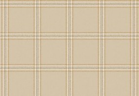 Parato Cristiana Masi Top Stripes Tissue barna-bézs kockás vlies tapéta – 38413