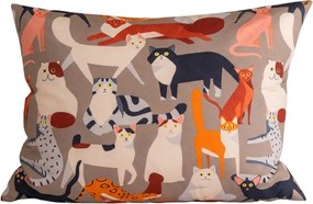 Mikroszálas párnahuzat CATMOSPHERE 70x90 cm, színes kivitel