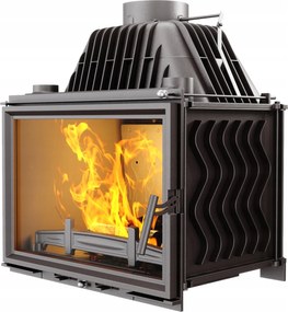 Kandallóbetét öntöttvas kandalló 16,1kW fatüzelésű kályha nappali beépíthető ház