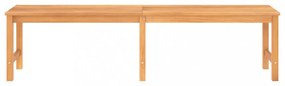 tömör tíkfa kerti pad 180 cm
