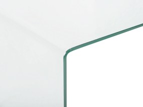 Modern Üveg Konzolasztal 90 x 30 x 75 cm KENDALL Beliani