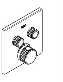 GROHE 29124000 - GROHTHERM SMARTCONTROL termosztát, fényes króm