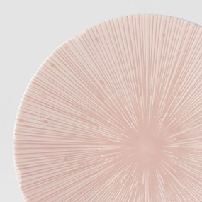 Rózsaszín kerámia tányér ø 24 cm ICE PINK - MIJ