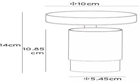 Lucide 35913/01/33 - Spotlámpa FLORIS 1xGU10/40W/230V zöld