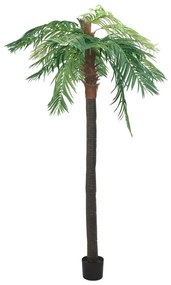 zöld cserepes műdatolyapálma 305 cm