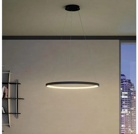 Redo 01-2677- LED Dimmelhető csillár zsinóron ICONIC LED/60W/230V átm. 78 cm fekete