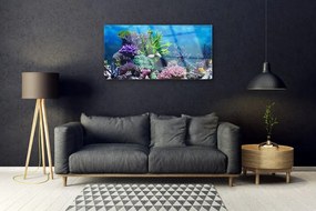Üvegkép Akváriumi halak a víz alatt 120x60cm