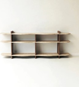 Flusso - Travertine, Walnut